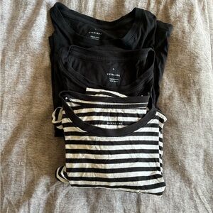 Everlane Box Cut Tee Lot 3 Shirts